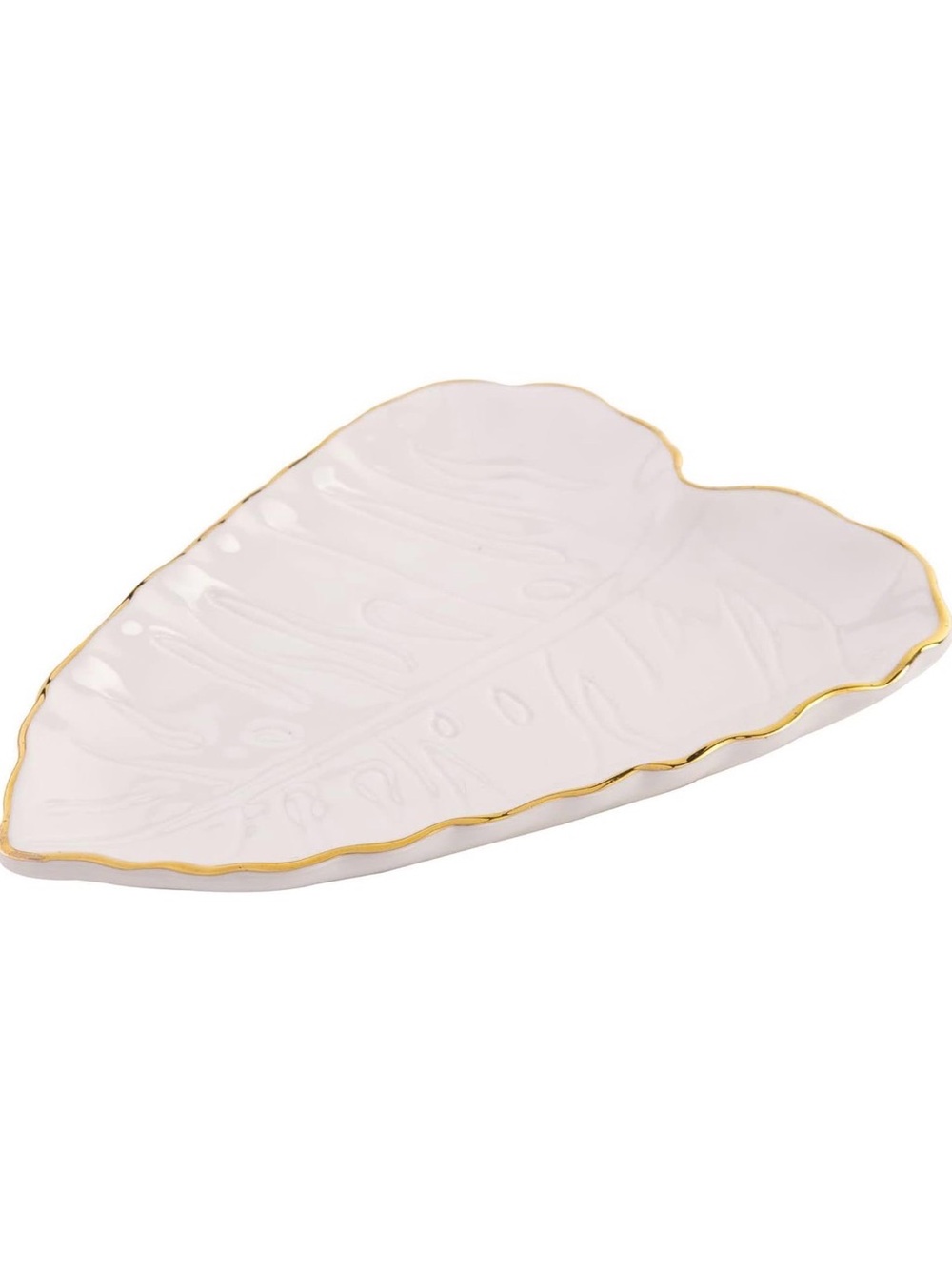 NWT Lilly Pulitzer Monstera Leaf Shaped Trinket Tray